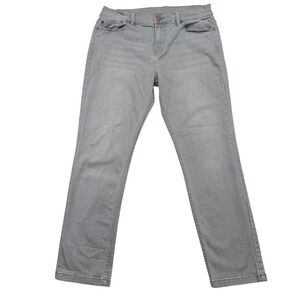 Mugsy Jeans Pants Mens 36x30 Gray Johnnys Slim Straight Stretch FLX3NLG